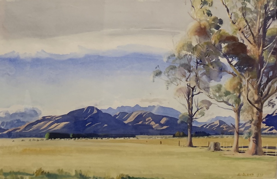 AA Deans |Canterbury Landscape  |McAtamney Gallery and Design Store | Geraldine  NZ